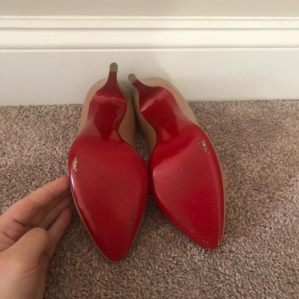 christian louboutin size 41 (US size 9) tan - Picture 3 of 11